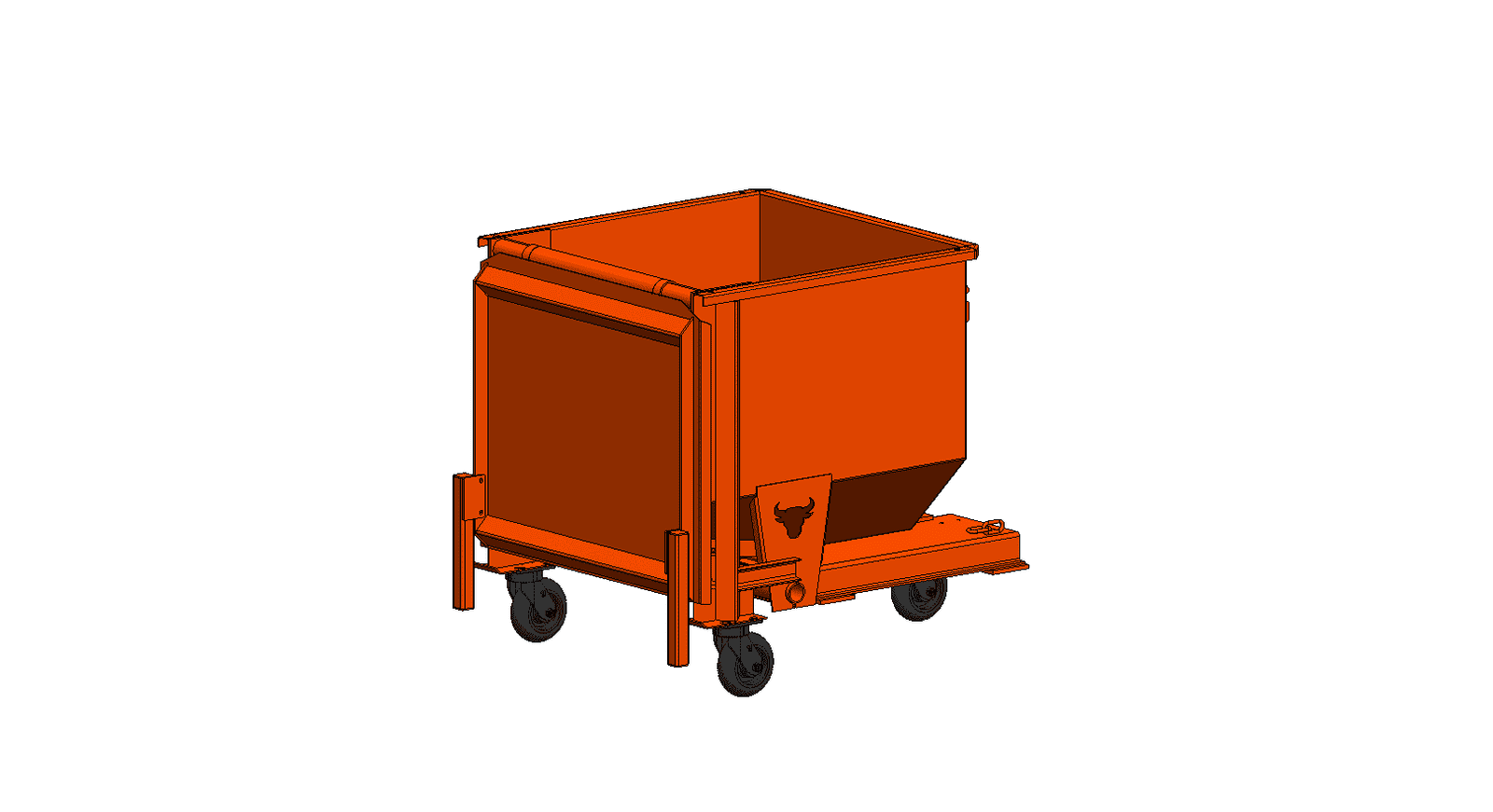 460-3005-1-1:2YardHopperwCasterKit