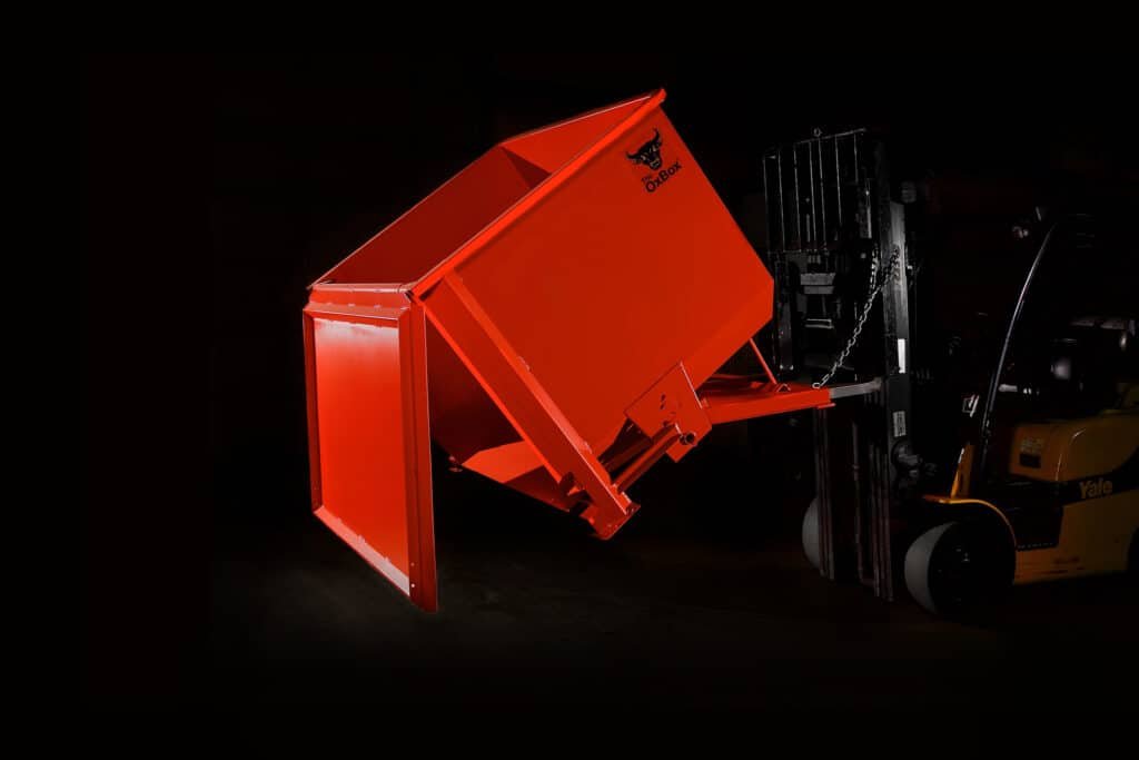 Glass Recycling: Self Dumping Hoppers