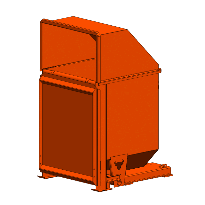 3/4 Yard Hopper with Hood
