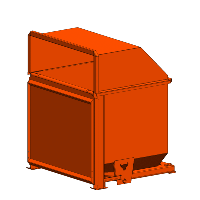 2 Yard Hopper with Hood
