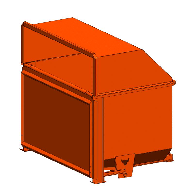 3 Yard Hopper with Hood