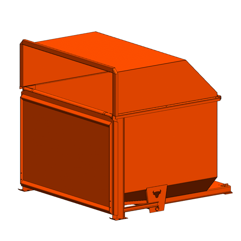 4 Yard Hopper with Hood